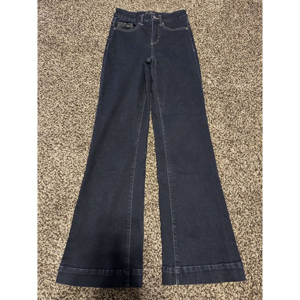Buckle Black Jeans 25x32 Dark Blue BKE Denim Women's Stretch High Rise Bootcut